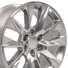 20" 5920 Polished Wheel SET fit Chevrolet Silverado 1500 LTZ Rims 20x9