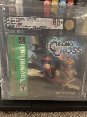 Chrono Cross Greatest Hits (square EnixPlayStation 1 2001) PS1 VGA Graded 85+ NM