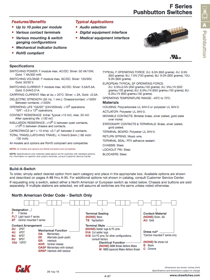 Push Button/Tactile Switch Pinout Connections, Uses,, 44 OFF
