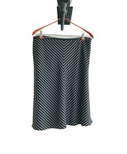 Vintage Liz Claiborne skirt 16 fit and flare chevron light weight spring summer