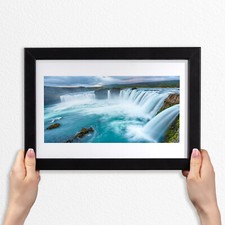 Cornici Legno MDF Foto Poster Cornice Moderna 30x20 Cascata Decorazione