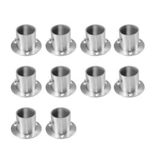 10x Edelstahl Flansch Geschliffen Flanschverbindung Wandanker Wandflansch Ø32mm