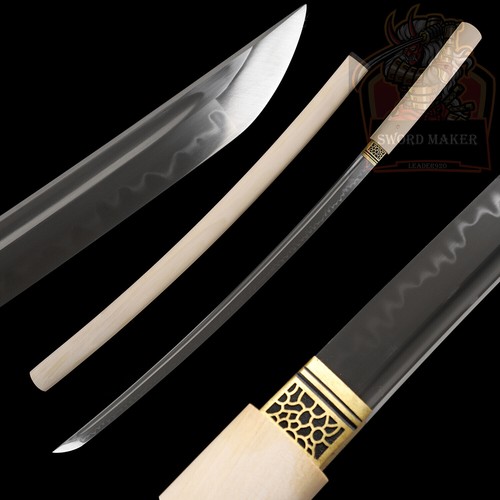 Shirasaya Clay Temperped T10 Steel Japanese Samurai Sword Katana Razor Sharp