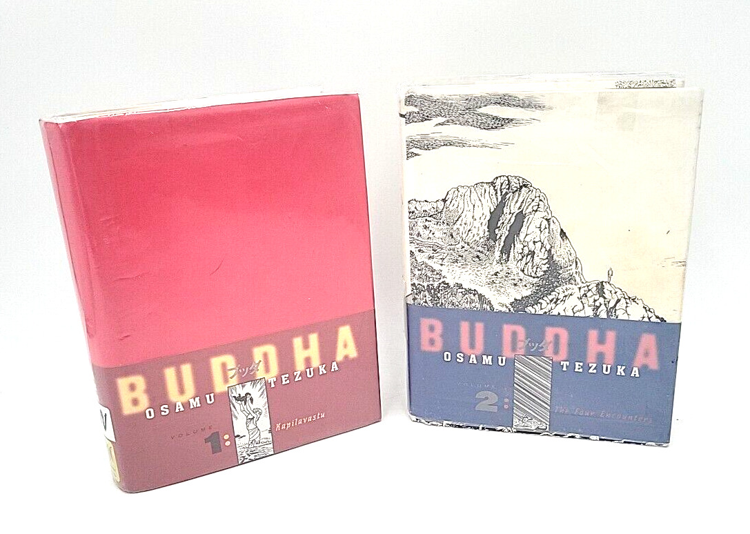 LOT/2 BUDDHA Volume 1 and BUDDHA Volume 2 Kapilavastu -HARDCOVER- Osamu Tezuka