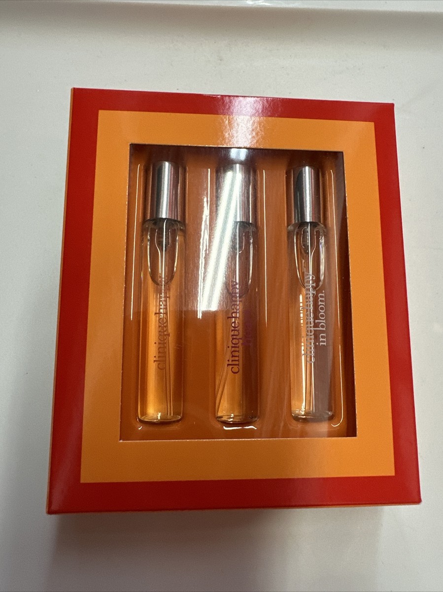 Clinique A Little Happiness Perfume Set, Happy, Happy Heart, Happy