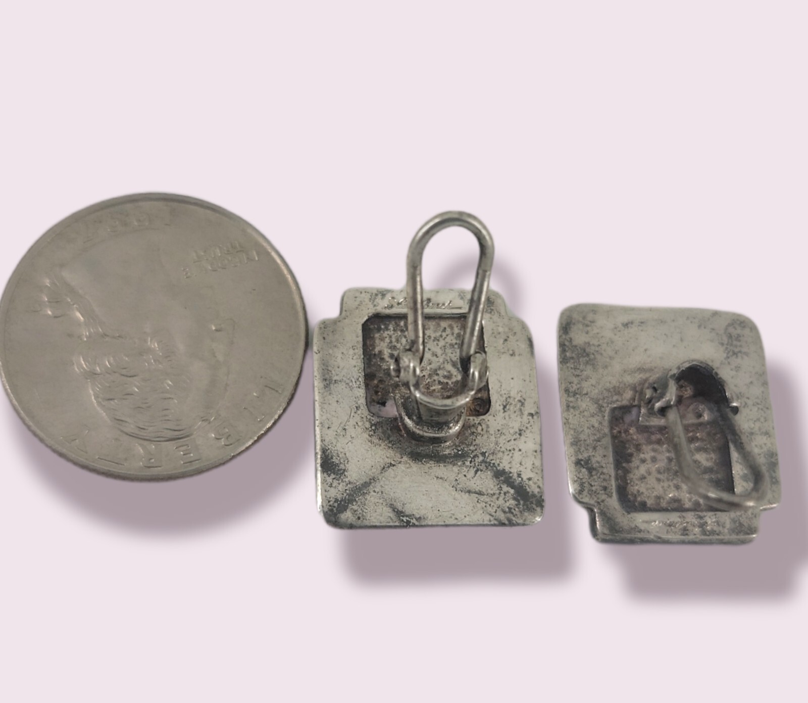 Signed Laurel Burch Rectangular Square Geometric … - image 6