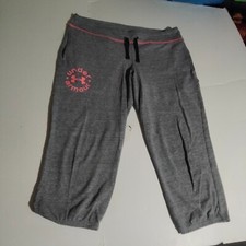 Under armour Gray Capri drawstring active pants youth large junior