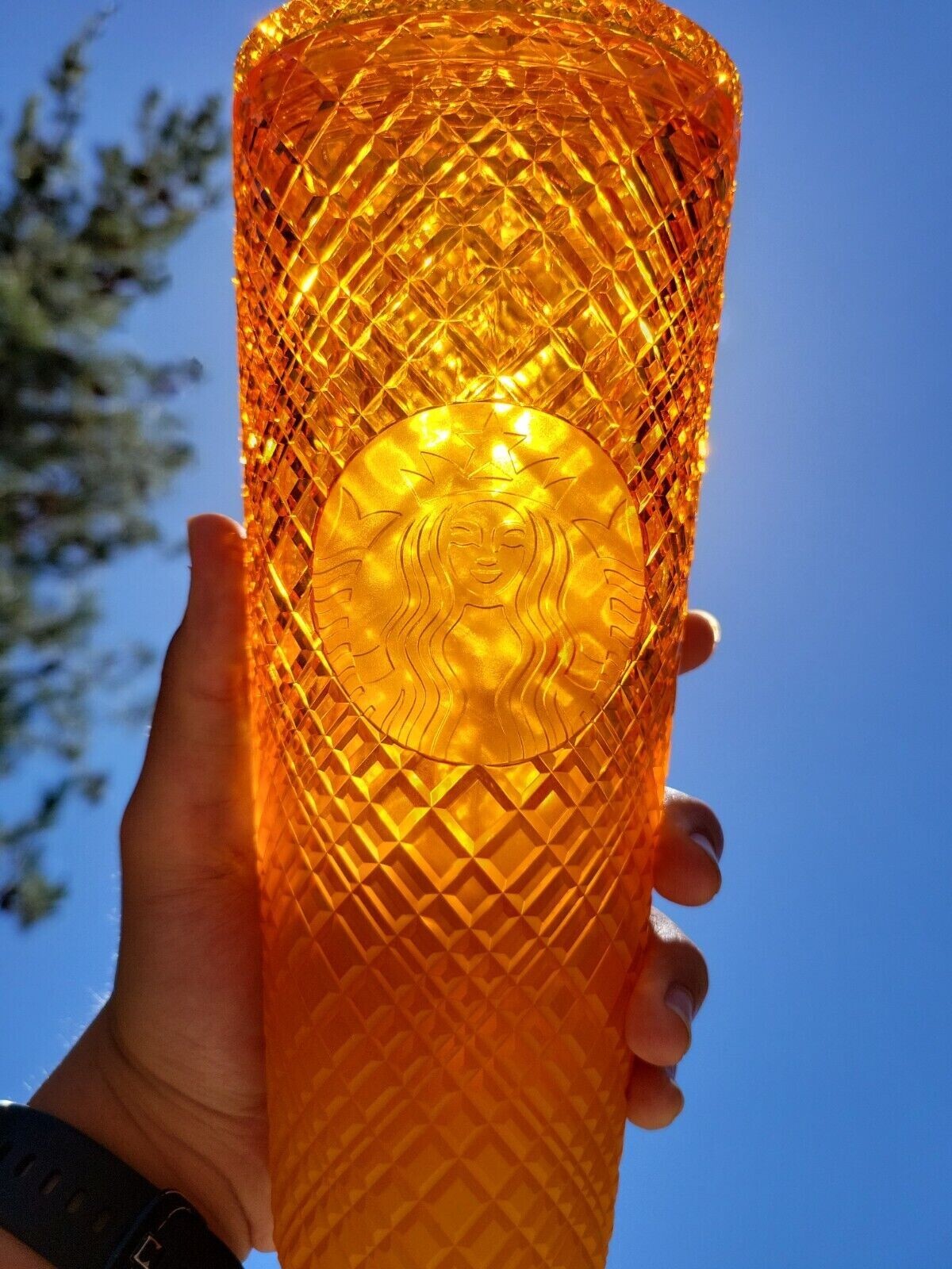 New Starbucks Tumbler Orange Mango 🥭 Grelly USA