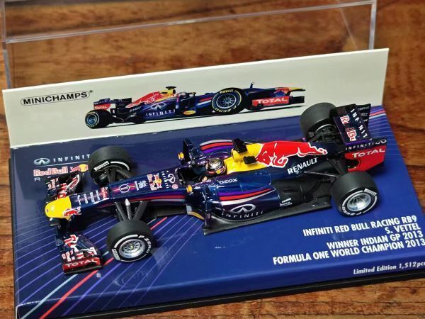 Red Bull Racing Rb9 1 S. Vettel 2013 Indian Gp Winner 1/43 Red Bull Racing Rb9 1 S. Vettel 2013 Indian Gp Winner 1/43
