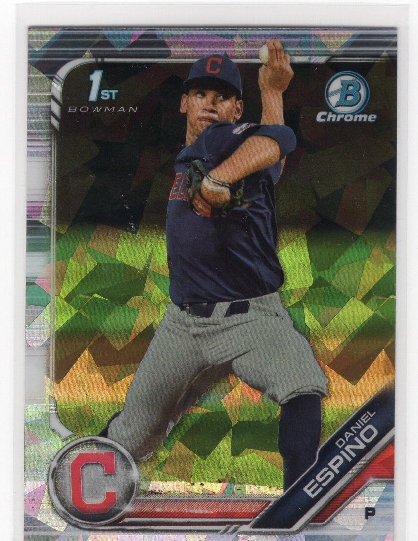 Daniel Espino 2019 1st Bowman Chrome Sapphire BDC27 Guardians SP