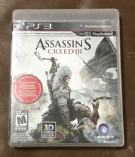 Assassin's Creed 3 (Sony PlayStation 3, 2014) PS3 Game - Complete