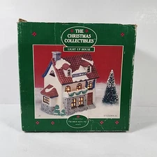 The Christmas Collectibles Seymour Mann Inc Country Store Light Up House NO PLUG