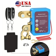 12V Car Remote Battery Disconnect Smart Voltage Kill Switch Automatic Power Off
