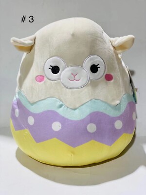 8â Easter Egg Kellytoy Squishmallow Leah the Alpaca | eBay