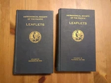 Bound Leaflets, Astronomical Society of the Pacific Vol 8 & 9
