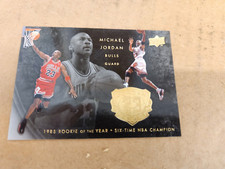 2009-10 UPPER DECK  GOLD 1985 ROOKIE OF THE YEAR MICHAEL JORDAN BASKETBALL CARD