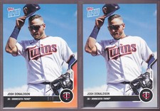 Josh Donaldson Twins 2020 MLB TOPPS NOW Road to Opening Day 5/5 OD-142 w/ Base