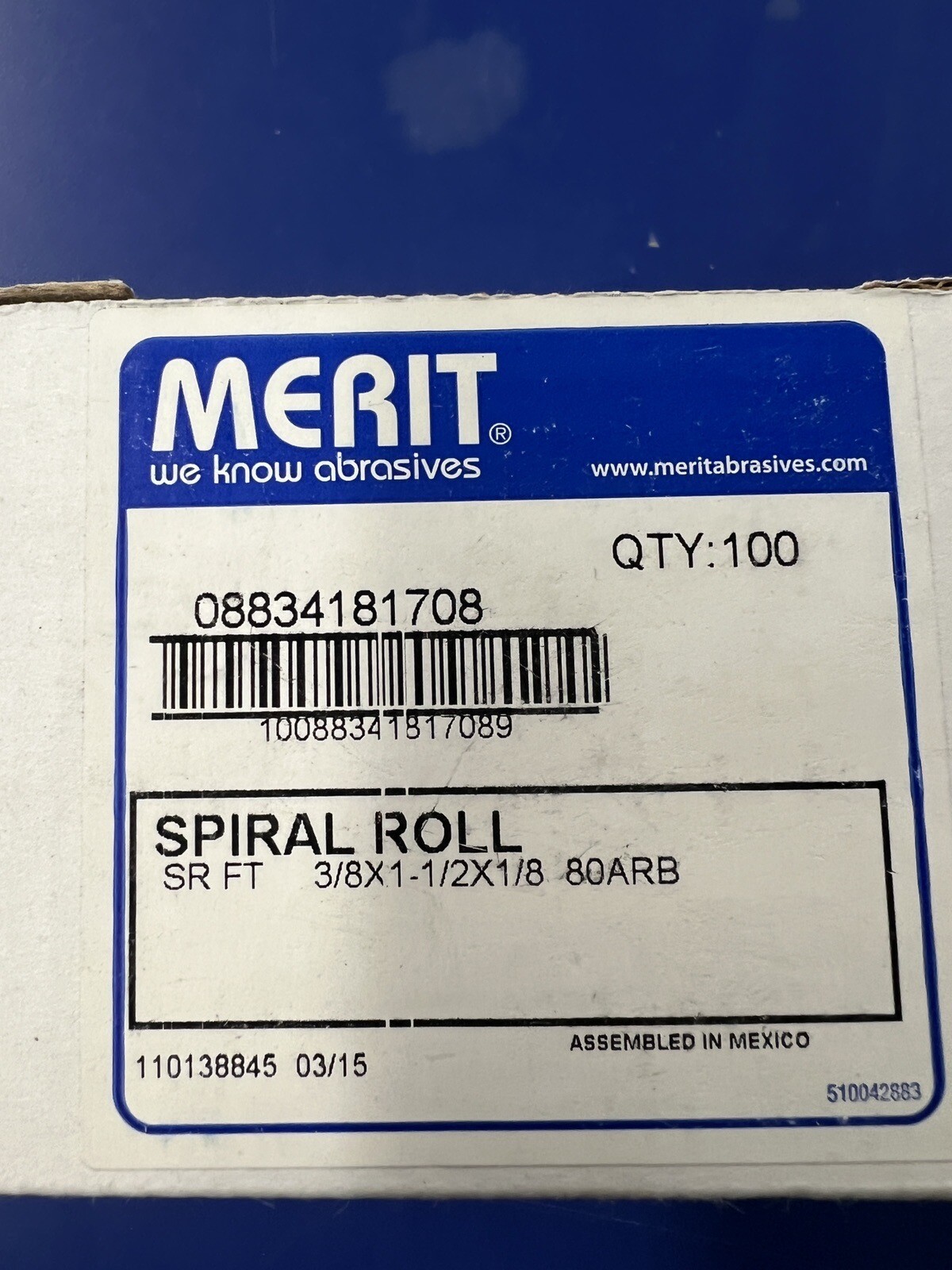 Abrasive Sanding Cartridge Spiral Roll Cone Cylinder Shaped Sander (100