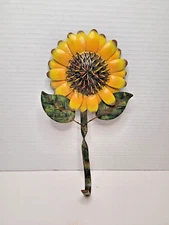 Realistic Sunflower Wall Hook Decor NWT