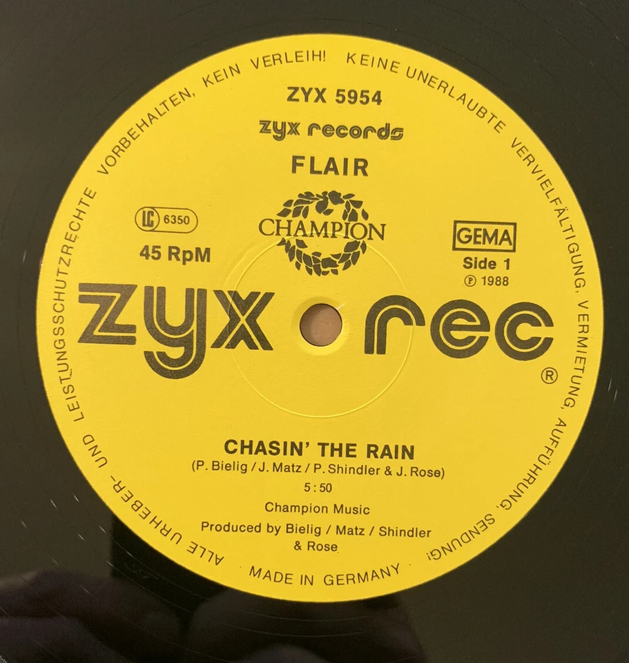 Flair - Chasin' The Rain Rare Funk Soul 12” Vinyl Record Nr Mint Con - Image 3 of 4