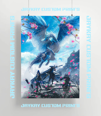 Monster Hunter Wilds Video Game Poster Print - No Frame