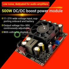 500W DC 11V-27V to DC27-50V Adjustable Step Up Voltage Regulator Power Converter
