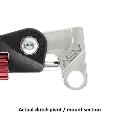 ASV F4 Orange Adjustable Levers Short Brake + Long Clutch for Yamaha WR426F 2002 - Picture 5 of 9