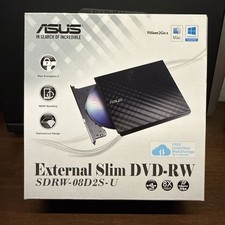 ASUS - External USB Double-Layer 8x DVD+RW/24x CD-RW Drive - Black