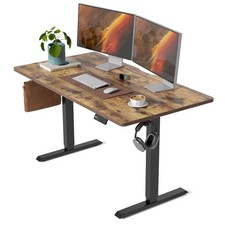 CubiCubi Height Adjustable Electric Standing Desk, 55 x 28 Inches Sit Stand up