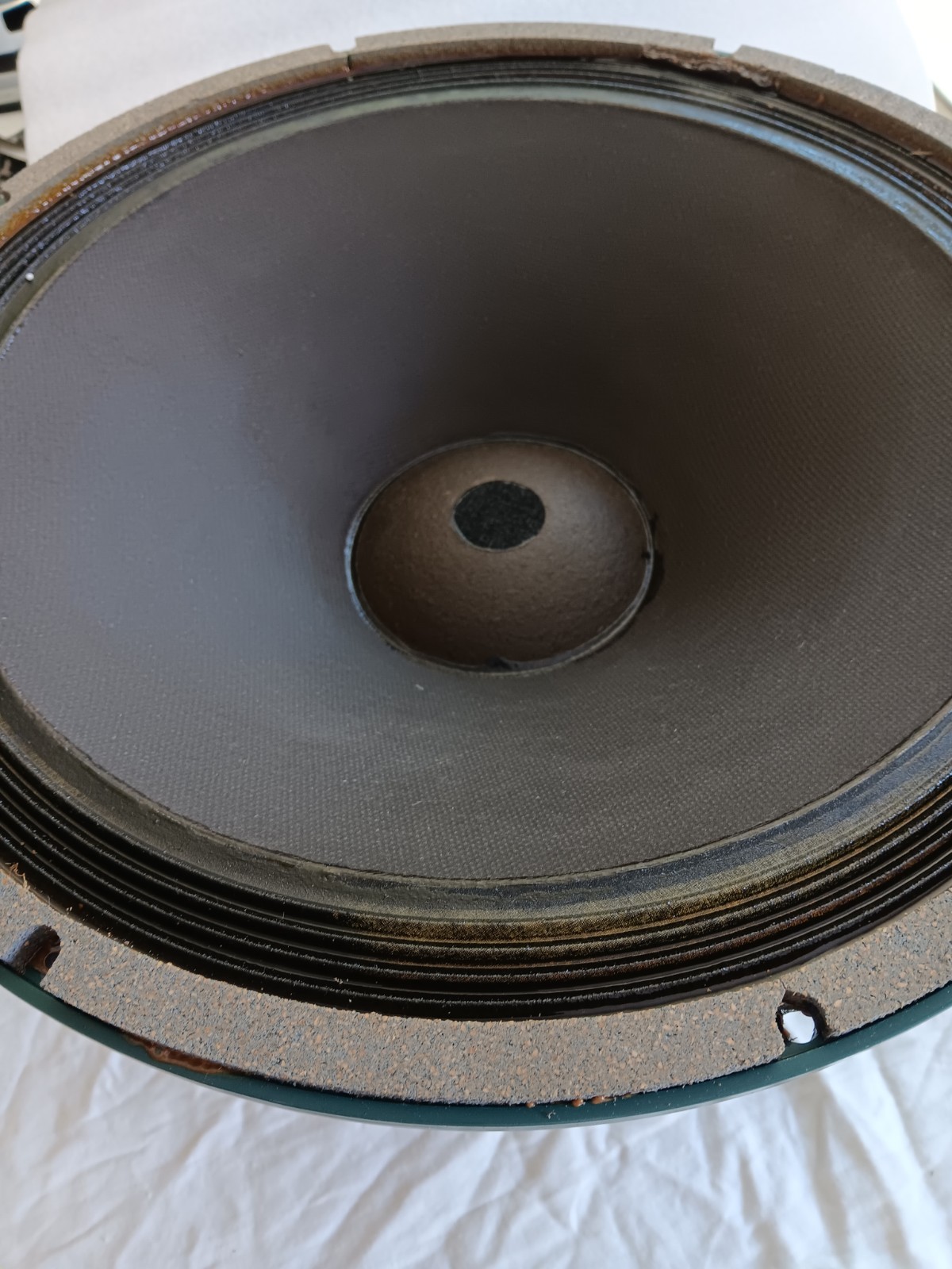 Vtg ALTEC 416-Z 16 ohm LF  original driver Green BACK XLNT SHAPE..VTG ALTEC 416