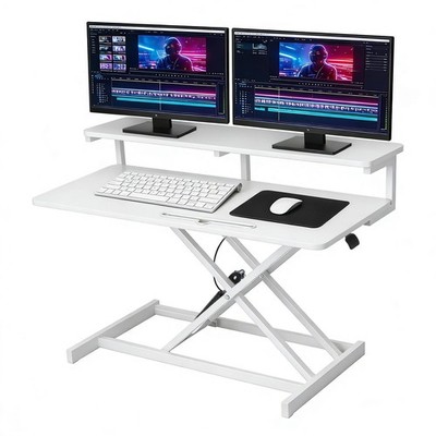 37'' Standing Desk Converter Height Adjustable Sit to Stand Up Riser