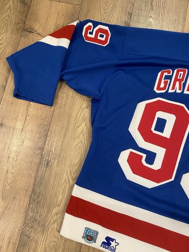 Vintage 90’s Wayne Gretzky #99 New York Rangers Starter Stitched Jersey XL NHL - Picture 2 of 12