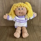 Vtg Play Along Cabbage Patch Kid 2004 Missing Tooth Blonde Blue Eyes