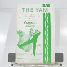 THE YAM Sheet Music from Carefree Fred Astaire & Ginger Rogers Guitar 1938