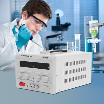 Benchtop Lab DC Regulated Power Supply Variable Test Power Source 0-20A 0-30V