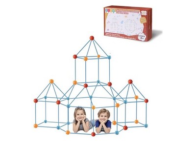Fort Building Kit for Kids 146PCS STEM Construction Toy Birthday Gift 