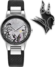 Citizen Women's Eco Drive Maleficent's Charm Box Set, Disney Villains, Stainless