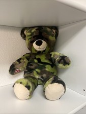 16" Build-A-Bear Workshop BABW Army Military Camouflage Bear Plush Stuffed Toy