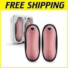 2 Pack 10000mAh Hand Warmers, Portable Heater, 24Hrs Heat