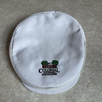 Vintage Colonial National Invitation Messenger Hat Golf Linen Blend SnapBack