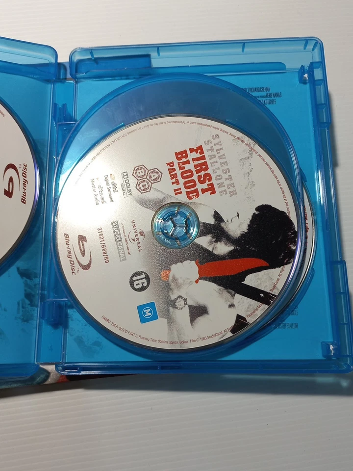 Blu Ray - RAMBO QUADRILOGY  First Blood (1982) - Sylvester Stallone Slip Cover - image 3 of 4