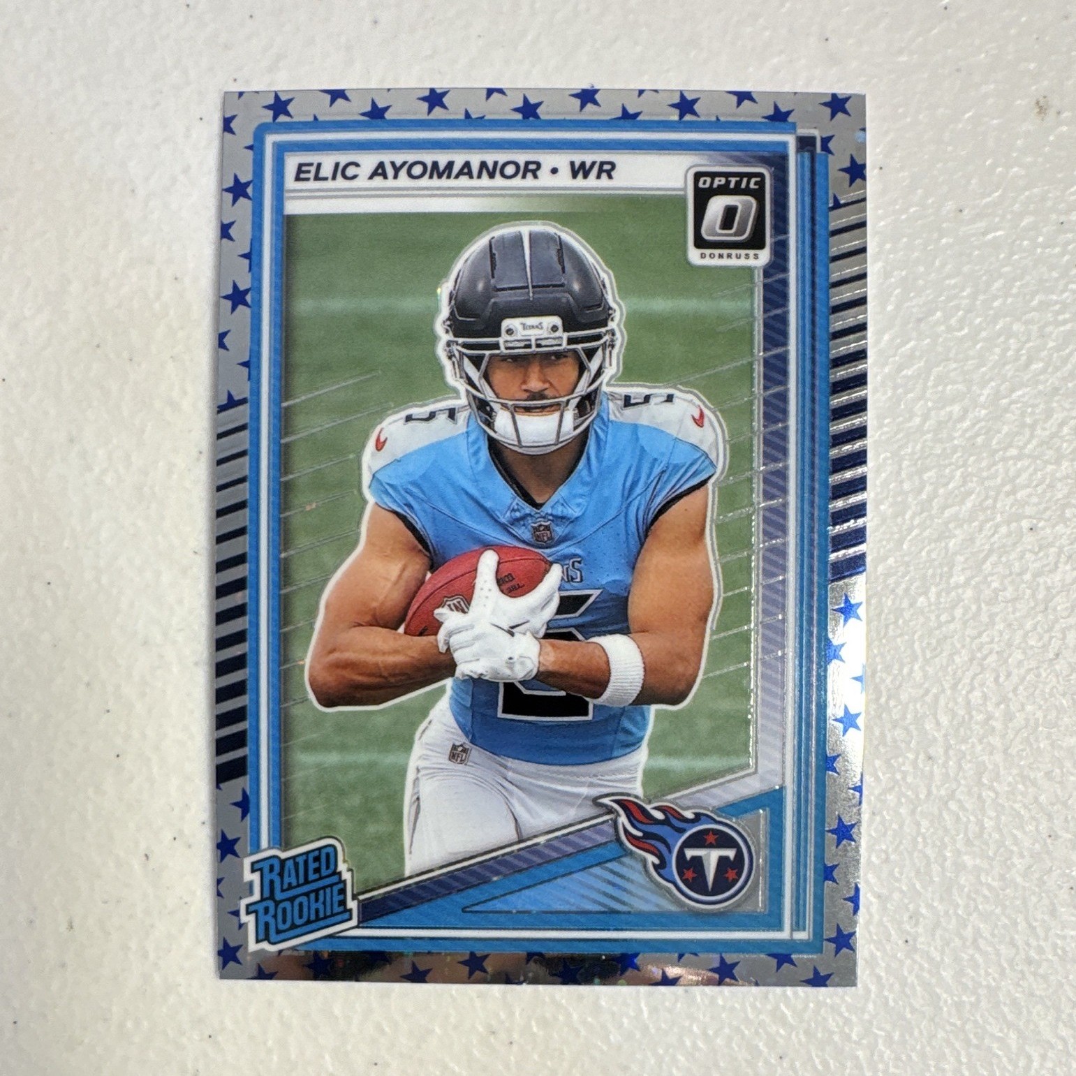 Panini - 2025 Donruss Optic Rated Rookie RC Elic Ayomanor #235 Stars Prizm