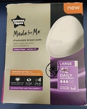 Tommee Tippee Made for Me Disposable Breast Pads, Daily Absorbent, Large 17ct