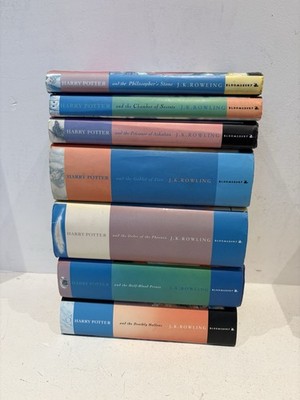Harry Potter Complete Set of 7 Hardback Bloomsbury Edition Books First Edition