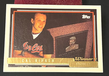 CAL RIPKEN JR 1992 TOPPS GOLD WINNER INSERT CARD 40 ORIOLES HOF Limited Edition