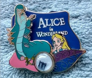 Disney Alice in Wonderland Pin Piece of History Caterpillar 2015 LE 2000