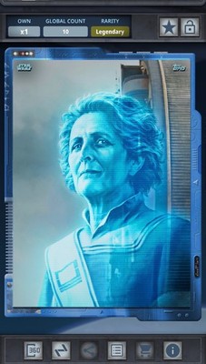 Topps Digital Star Wars Card Trader Gilded Tungsten Mother Rebellion 10cc!!
