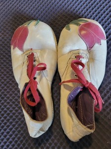 ANTIQUE CLOWN SHOES LEATHER SHOES