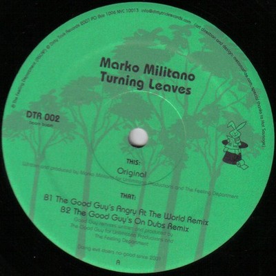 Marko Militano - Turning Leaves - Vinyl Record 12 - F4593z