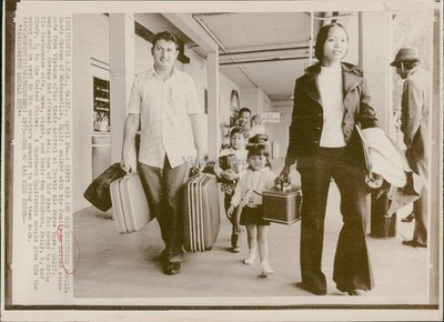 1975 Randy Carson Travis Air Force Base Ca Kelly Cindy Wirephoto 8x10
